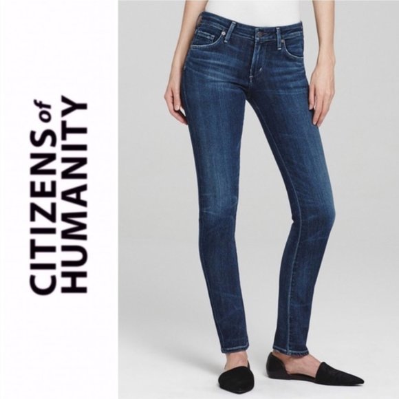 Citizens of Humanity Arielle Mid Rise‎ Slim Straight Jeans Women's Size 28 - Picture 1 of 8